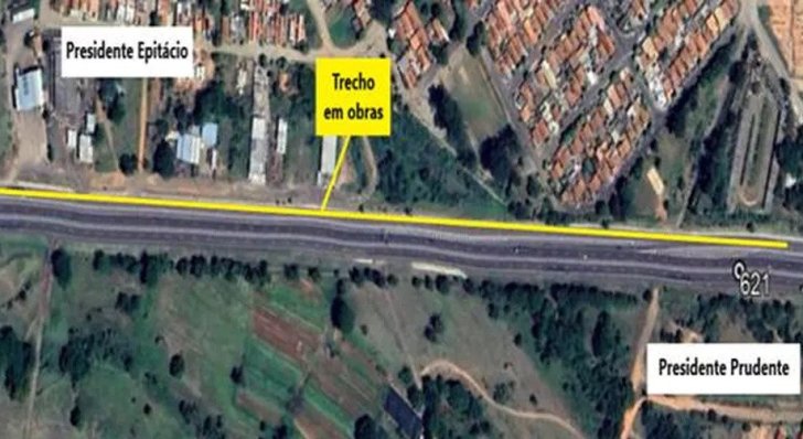 Nesta quarta-feira, obras interferem no tráfego da Rodovia Raposo Tavares no perímetro urbano de Venceslau